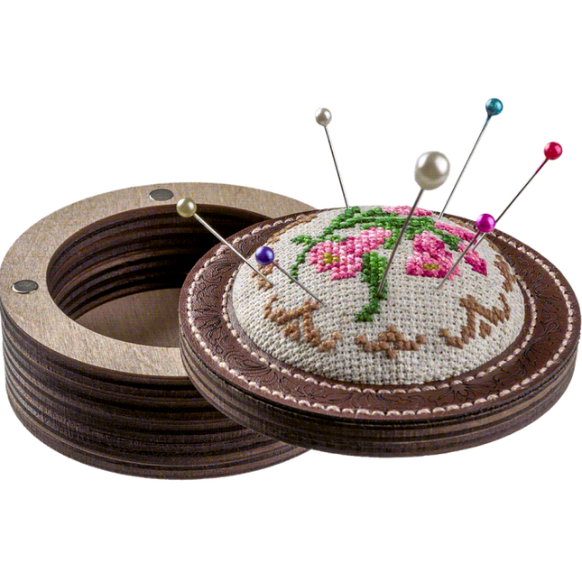 Craft kit for creating a pin cushion