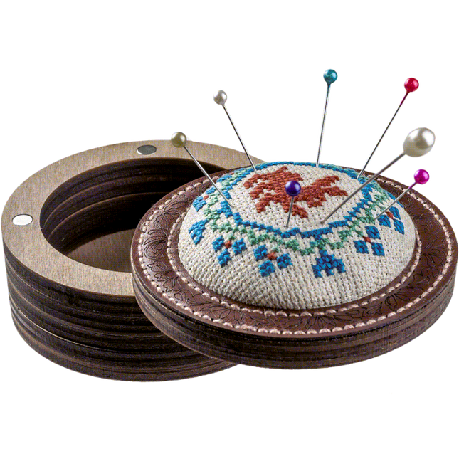Craft kit for creating a pin cushion