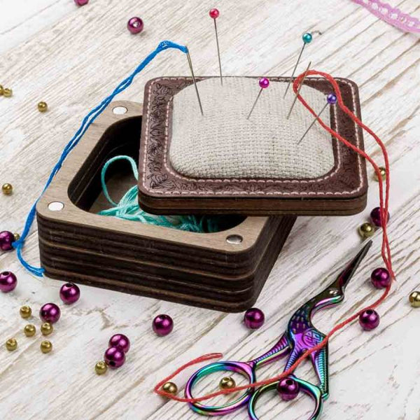Craft kit for creating a pin cushion
