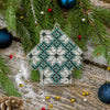 Bead embroidery kit on a plastic base "Christmas tree toys"