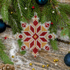 Bead embroidery kit on a plastic base "Christmas tree toys"