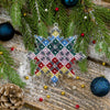 Bead embroidery kit on a plastic base "Christmas tree toys"