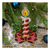 Bead embroidery kit on a plastic base "Christmas tree toys"