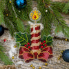 Bead embroidery kit on a plastic base "Christmas tree toys"