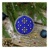 Bead embroidery kit on a plastic base "Christmas tree toys"