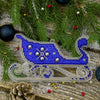 Bead embroidery kit on a plastic base "Christmas tree toys"