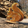 DIY Beaded embroidery on wood kit "Squirrel"