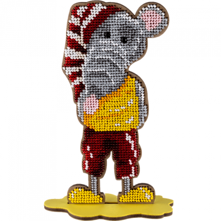 DIY Christmas tree toy kit "Funny rat"