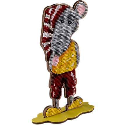 DIY Christmas tree toy kit "Funny rat"