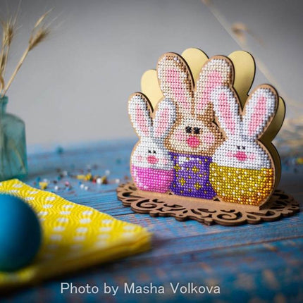 DIY napkin holder kit "Rabbits"