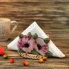 DIY napkin holder kit "Pink poppies"