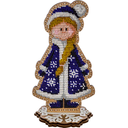 DIY Christmas tree toy kit "Snow Maiden"
