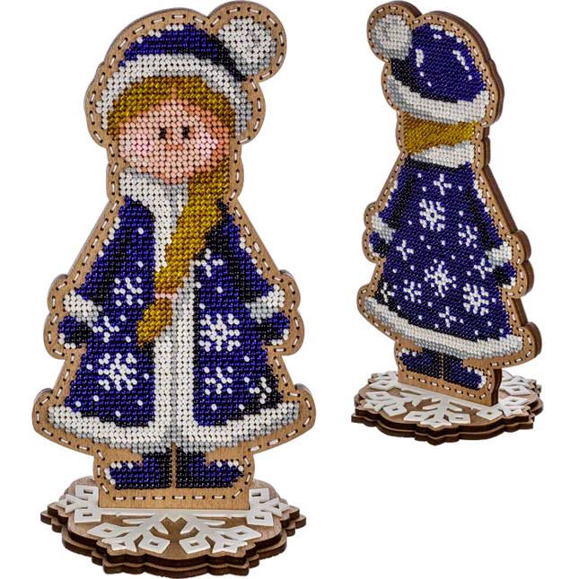 DIY Christmas tree toy kit "Snow Maiden"