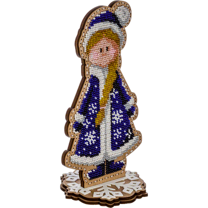 DIY Christmas tree toy kit "Snow Maiden"