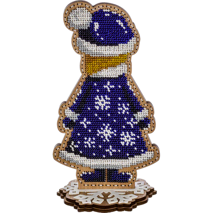 DIY Christmas tree toy kit "Snow Maiden"