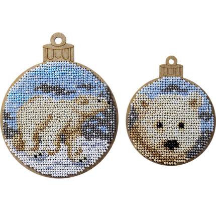 DIY Christmas tree toy kit "Polar bear"