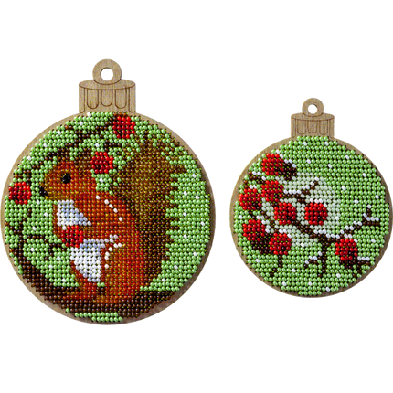 DIY Christmas tree toy kit "Squirrel"