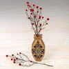 DIY Bead Embroidery on wood kit "Beautiful ornament" Flower vase