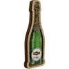 DIY Bead embroidery kit on wood "Champagne bottle" Fridge magnet