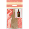 DIY Bead embroidery kit on wood "Black rum bottle" Fridge magnet