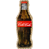 DIY Bead embroidery kit on wood "Cola bottle" Fridge magnet