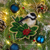DIY Christmas tree toy kit "Bird and Christmas flower"