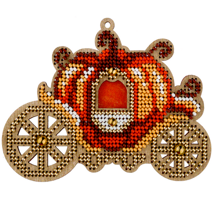 DIY Christmas tree toy kit "Pumpkin carriage"