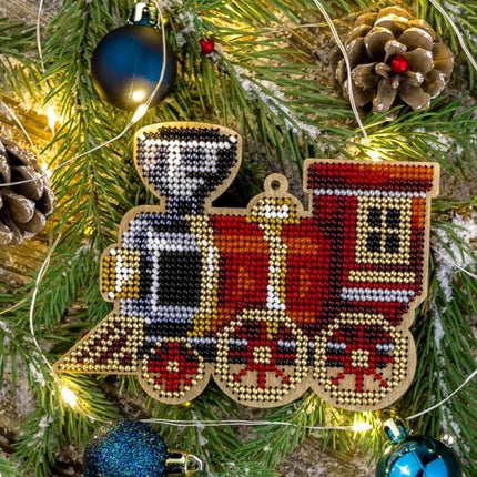 DIY Christmas tree toy kit "Train"