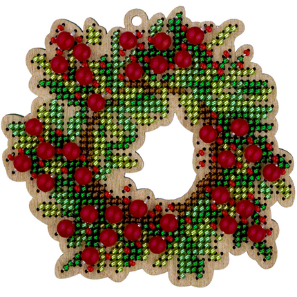 DIY Christmas tree toy kit "Christmas wreath"