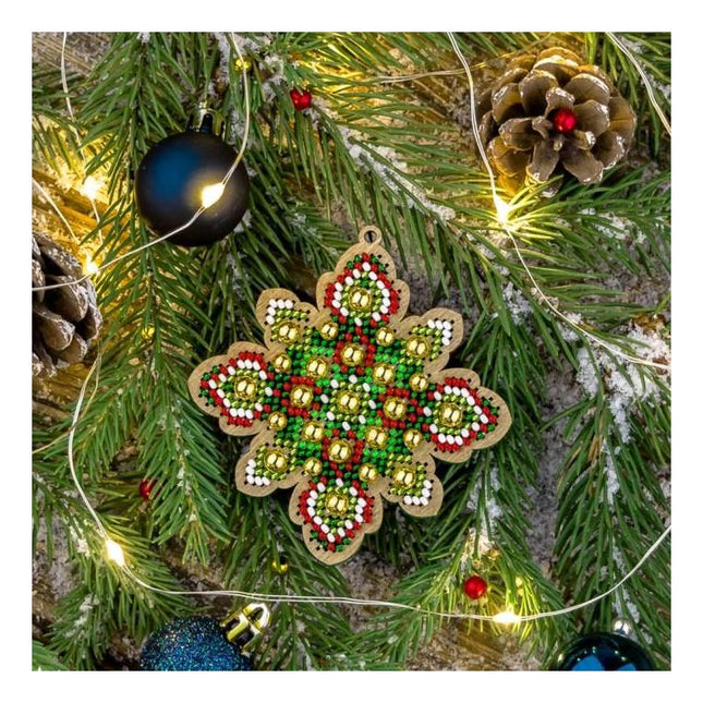 DIY Christmas tree toy kit "Magic snowflake"