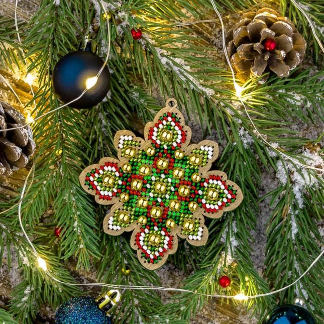 DIY Christmas tree toy kit "Magic snowflake"