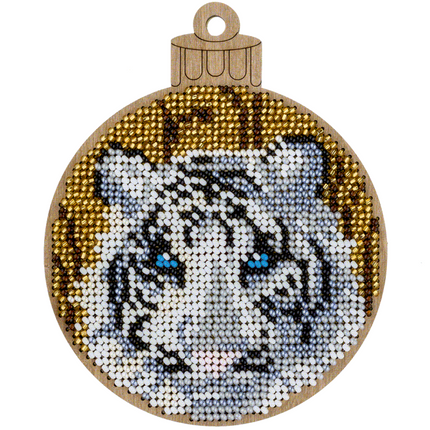 DIY Christmas tree toy kit "White tiger"