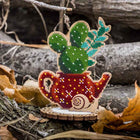 DIY Bead embroidery kit on wood 