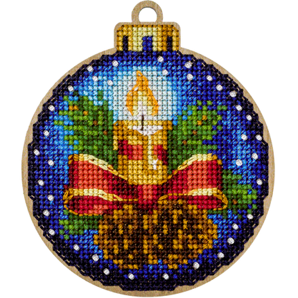DIY Christmas tree toy kit "Christmas candle"