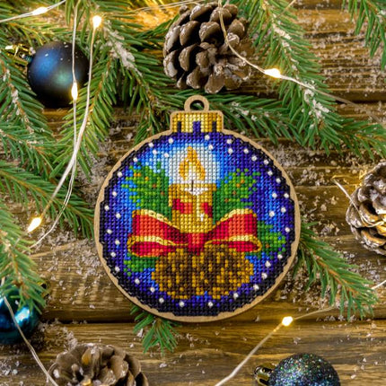 DIY Christmas tree toy kit "Christmas candle"