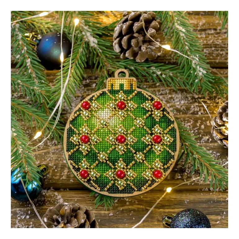 DIY Christmas tree toy kit "Green Ball"