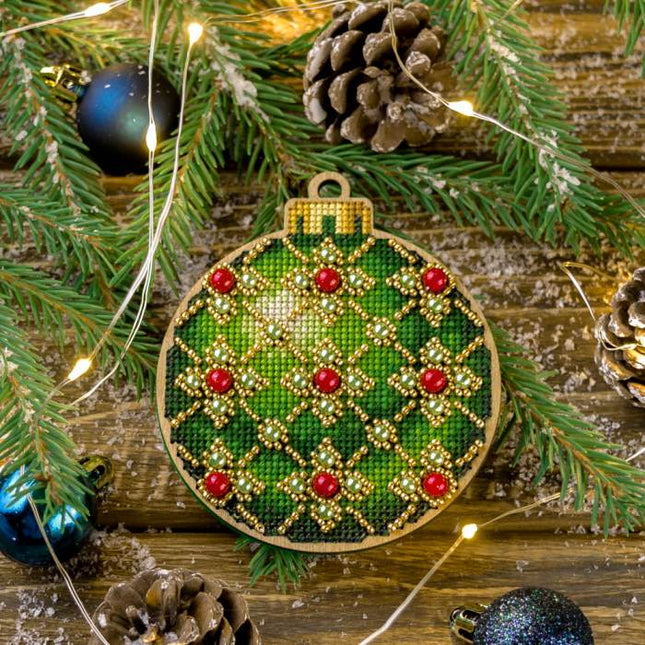 DIY Christmas tree toy kit "Green Ball"