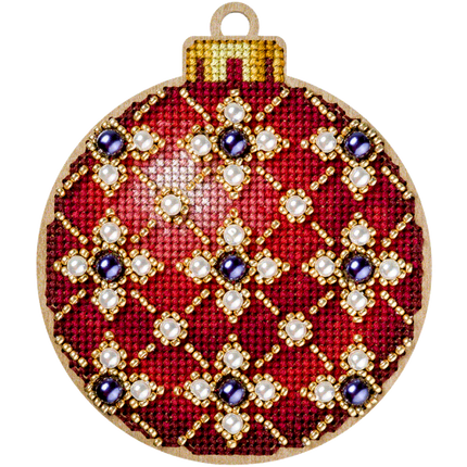 DIY Christmas tree toy kit "Red Ball"