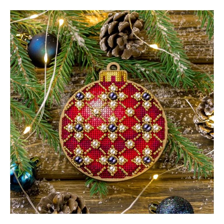 DIY Christmas tree toy kit "Red Ball"