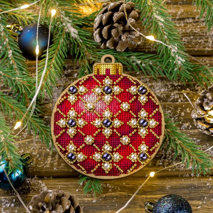 DIY Christmas tree toy kit "Red Ball"