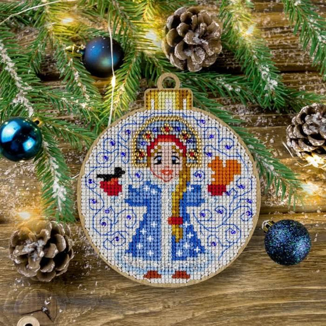 DIY Christmas tree toy kit "Snow Maiden"