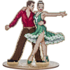 DIY Cross Stitch on Wood Kit "Latin Dances"