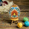 DIY Cross Stitch on Wood Kit, Easter Egg Stand Kit