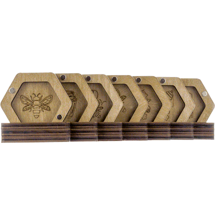 Set of mini bead organizers "Honeycomb"