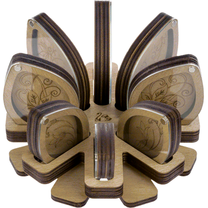 Set of mini bead organizers "Lotus"