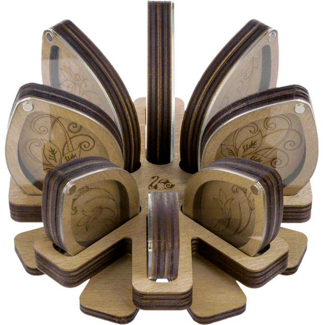 Set of mini bead organizers "Lotus"