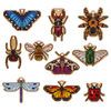 Set of blanks for embroidery on wood "Insects"