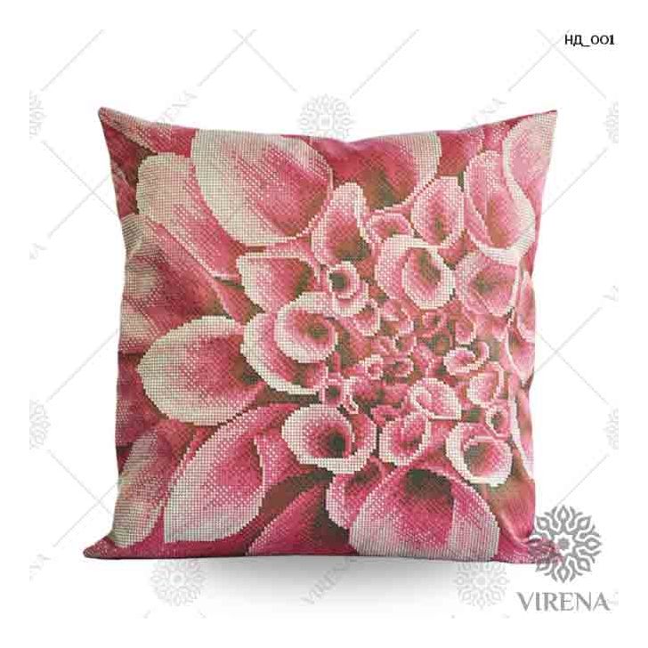 DIY Bead embroidery cushion cover kit "Grisanthemum"