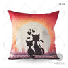 DIY Bead embroidery cushion cover kit "Cats in love"