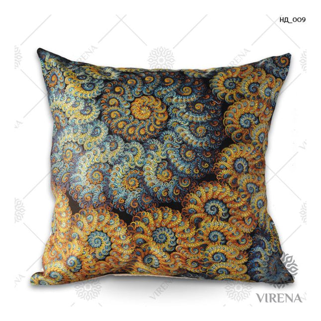 DIY Bead embroidery cushion cover kit "Magic flowers"